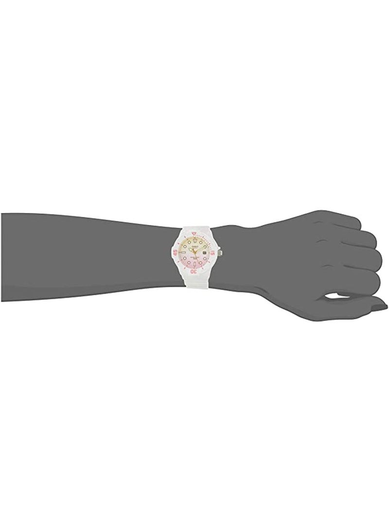 CASIO Women's Resin Analog Watch LRW-200H-4E2VDR - 39 mm - White - Image 4