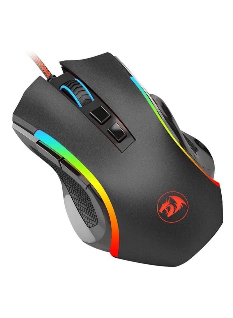 REDRAGON Gaming K552 RGB Mechanical Keyboard + M607 Mouse - Keyboard with 9 different colors, 5 levels of backlight brightness, adjustable breathing speed & Mouse with up to 7200 DPI - Image 3