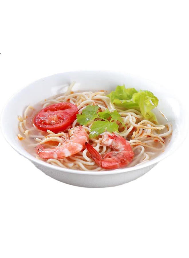 Sky Top Ceramic Noodle Bowls, Pure Bone China Soup Bowls, Salad Bowls, Tableware Set For Home Use, Housewarming Gift, 7-Inch Double Bowls, 2 Pieces - Image 3