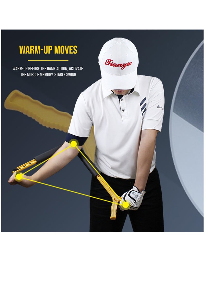 Excefore Golf Swing Trainer for Beginners, Improve Swing Mechanics with Golf Swing Training Aid, Optimize Hinge, Forearm Rotation, and Shoulder Turn, Ergonomic Grip Golf Training Aid  - Image 2