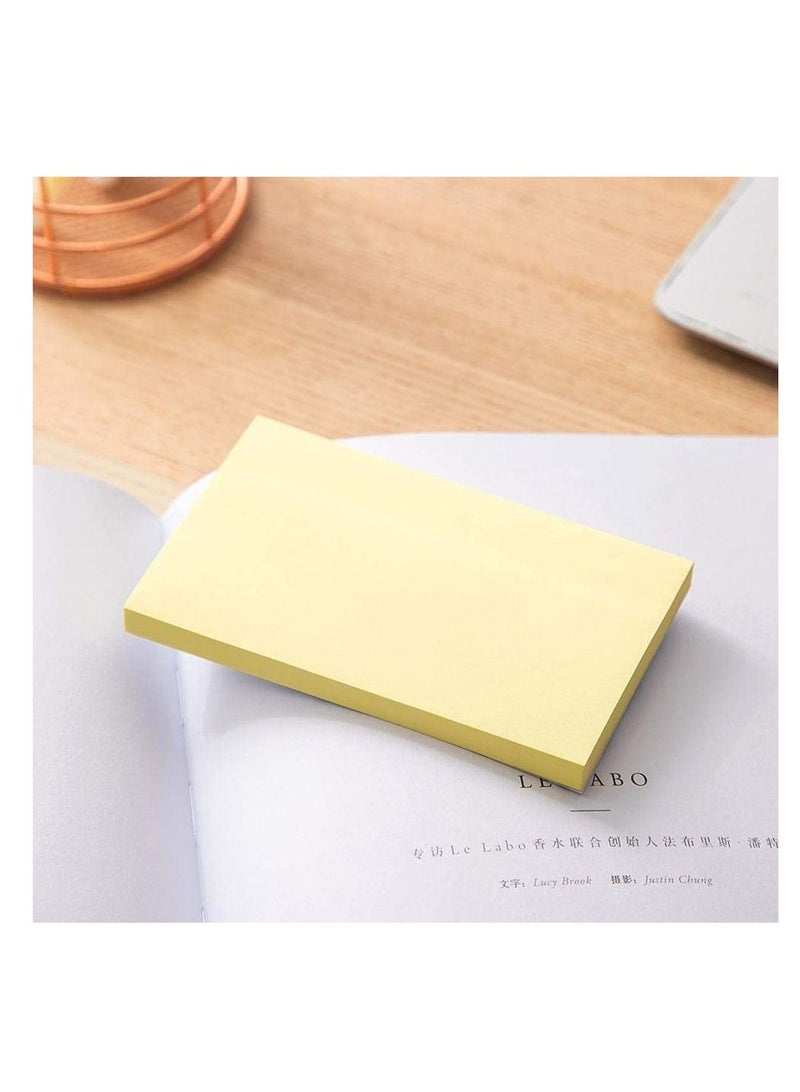 Deli 4-Pack Sticky Notes 3x5 Inch Size Yellow Colour - Image 4