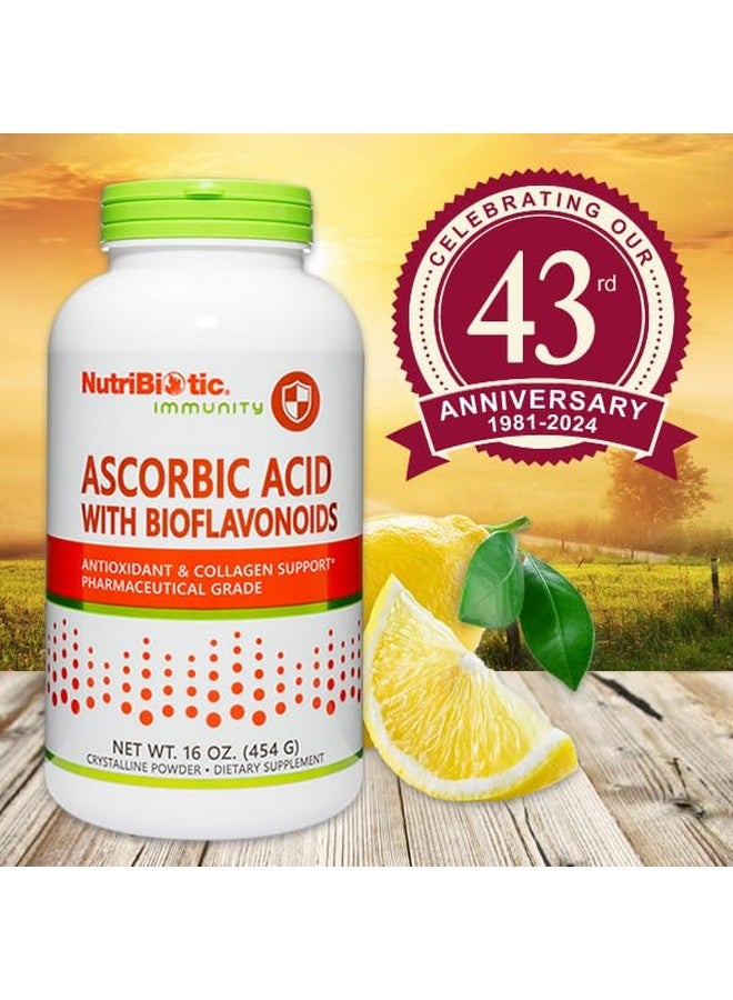 NutriBiotic - Ascorbic Acid with Bioflavonoids Powder, 16 Oz | Highly Soluble Antioxidant & Collagen Support Supplement | 2000 Mg Vitamin C with Lemon Bioflavonoid Complex | Vegan, Gluten & GMO-Free - Image 4