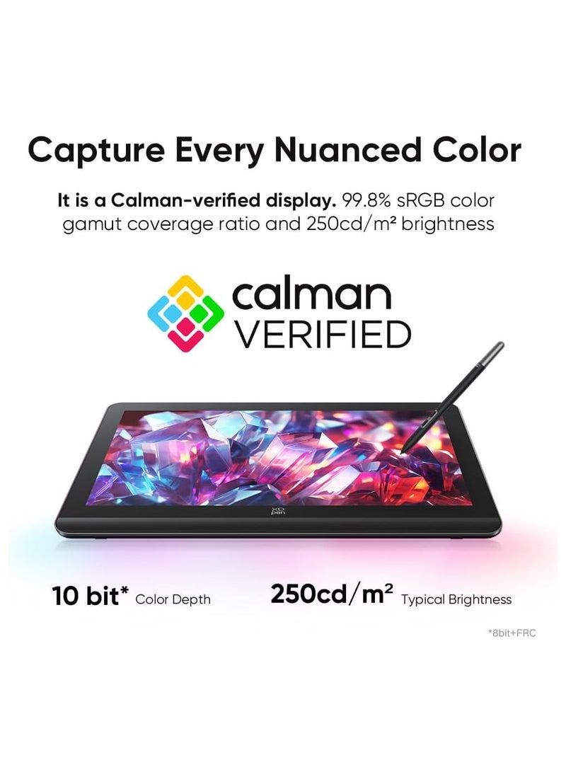 XP-PEN Artist Pro 19 (Gen 2) 4K Resolution 19-inch Display, Calman Verified, Dual 16K Ultrasensitive Styli Series, Full-Laminated Display, No Visual Gap, Anti-Reflection, Anti-Fingerprint. - Image 3