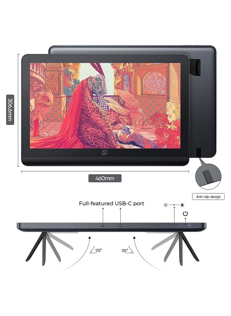 XP-PEN Artist Pro 19 (Gen 2) 4K Resolution 19-inch Display, Calman Verified, Dual 16K Ultrasensitive Styli Series, Full-Laminated Display, No Visual Gap, Anti-Reflection, Anti-Fingerprint. - Image 5
