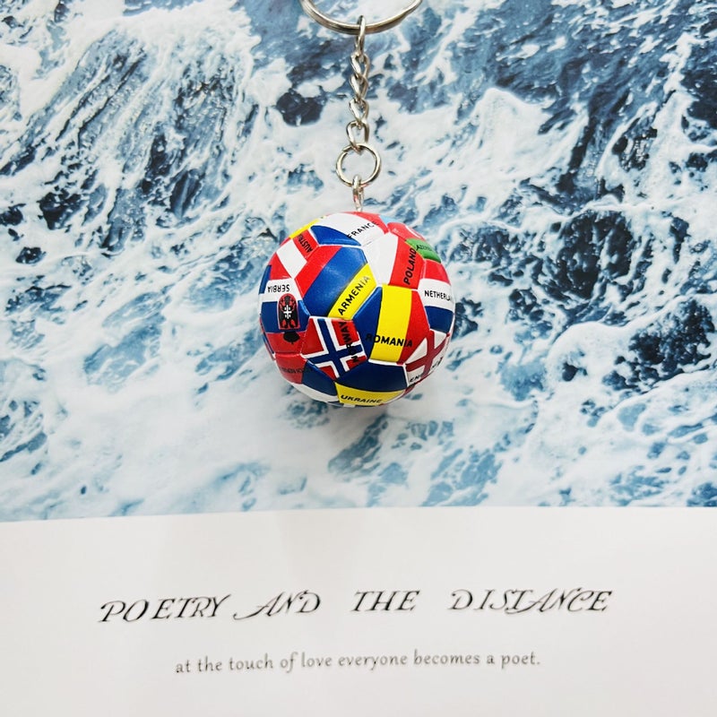 Mini World Cup Soccer Keychain Sports Gift New edition of Universal Football
