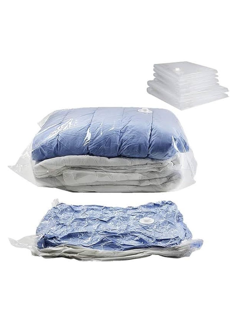 Jumbo Vacuum Bags 4pcs 100x70cm Reusable for Clothes, Quilts, Pillows, Vacuumed to Suction Air - Various Colors  - Image 3