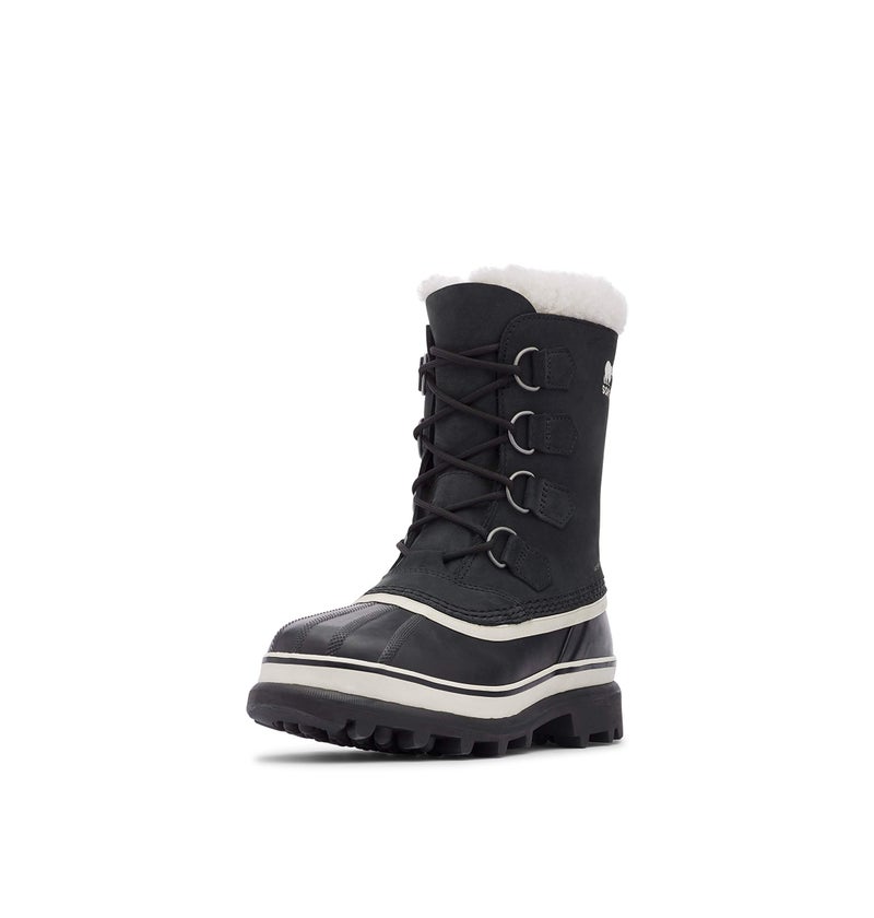 SOREL Womens Caribou Waterproof Boot Black Stone 7