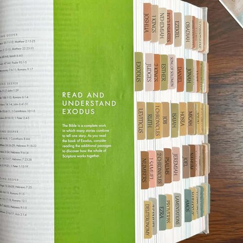 Thinkor Reposition Laminated Bible Tabs, Large Print Stickers, Easy to Read and Apply Bible Tabs for Women and Man (Boho Style) - Image 5