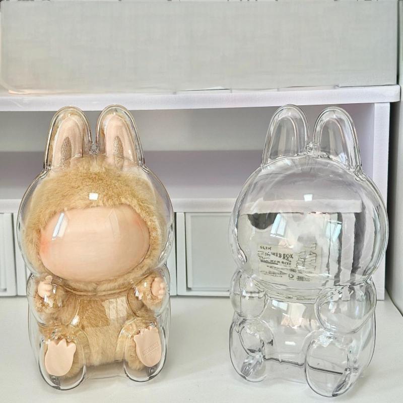 Labubu Display Case: Transparent 8*15.5cm PC Plastic - Durable Perfect Fit Design Protective Box for Vinyl Doll Storage & Home Display - Image 3