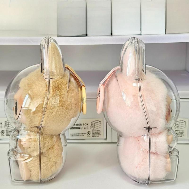 Labubu Display Case: Transparent 8*15.5cm PC Plastic - Durable Perfect Fit Design Protective Box for Vinyl Doll Storage & Home Display - Image 2