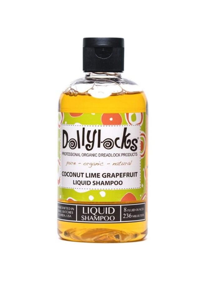 Dollylocks Clarifying Shampoo For Build Up Professional Dreadlock Shampoo For Men And Women Detox Shampoo For Locs Anti Residue Shampoo Clarifying For Scalp Detox Loc Shampoo Coconut Lime Grapefruit 8Oz - Image 1
