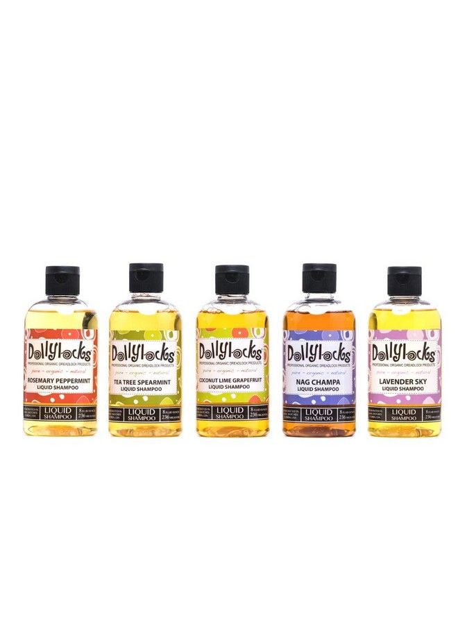 Dollylocks Clarifying Shampoo For Build Up Professional Dreadlock Shampoo For Men And Women Detox Shampoo For Locs Anti Residue Shampoo Clarifying For Scalp Detox Loc Shampoo Coconut Lime Grapefruit 8Oz - Image 4