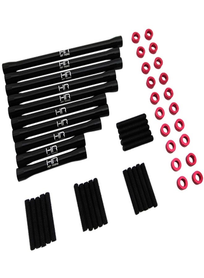 هوت رايسنغ مجموعة وصلات ألومنيوم احترافية من Hot Racing SCXT313PL01 لسيارات Axial Scx10 II مقاس 12.3 بوصة (313 مم) - Image 2