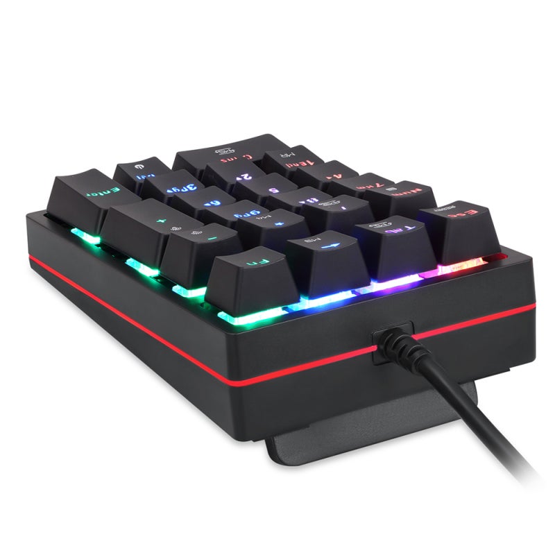 Mechanical Keyboard: USB Wired, Plug And Play, Outemu Red Switch - 13 RGB Light Effects, Numeric Mechanical Keyboard for Desktop And Laptop Users - Image 2