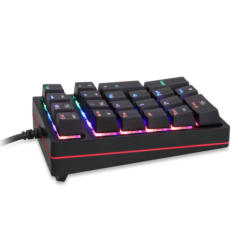 Mechanical Keyboard: USB Wired, Plug And Play, Outemu Red Switch - 13 RGB Light Effects, Numeric Mechanical Keyboard for Desktop And Laptop Users - Image 3