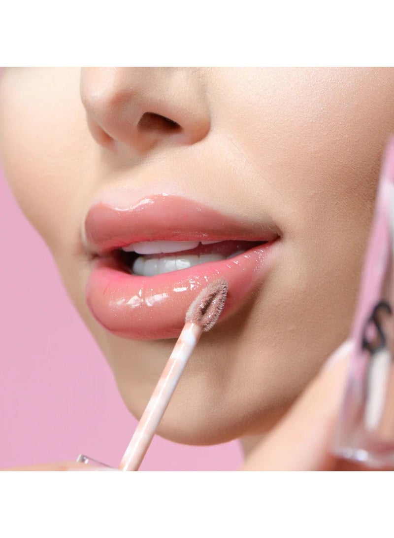 IDA Beauty LuxeLustre Shiny Lip Gloss | Hydrating, Non-Sticky, Long-Lasting Gloss | Vegan, Halal, Cruelty-Free (S03) - Image 2