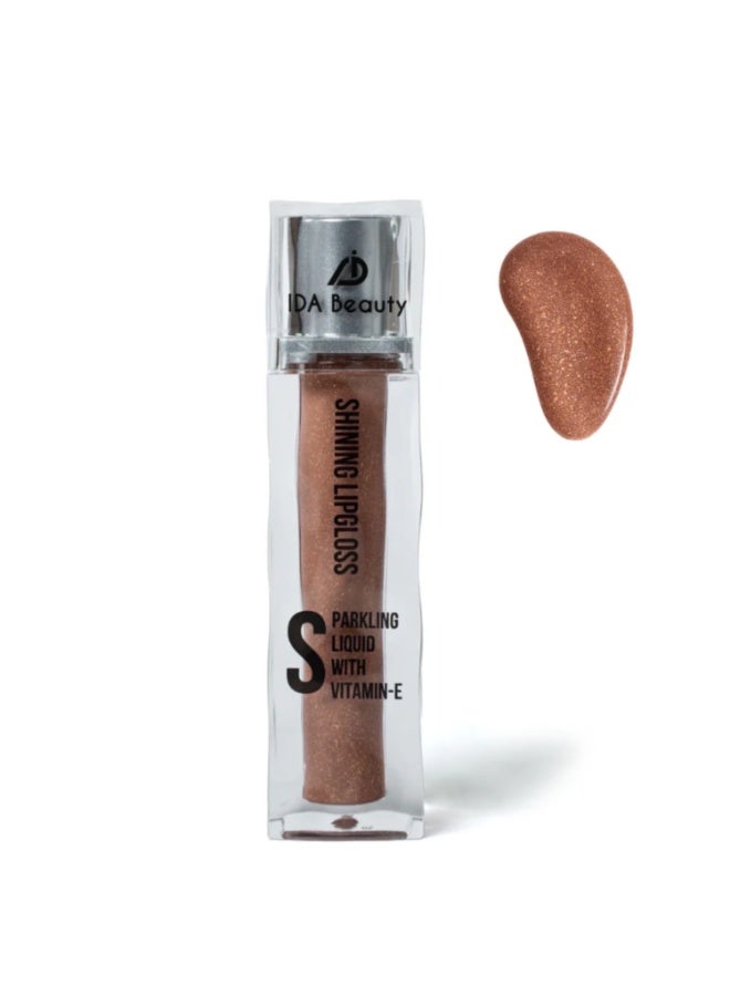 IDA Beauty LuxeLustre Shiny Lip Gloss | Hydrating, Non-Sticky, Long-Lasting Gloss | Vegan, Halal, Cruelty-Free (S03) - Image 1