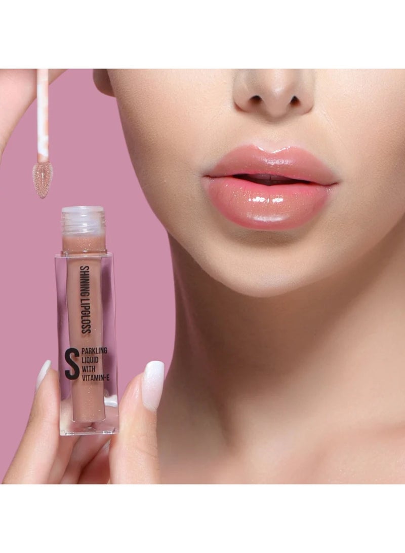 IDA Beauty LuxeLustre Shiny Lip Gloss | Hydrating, Non-Sticky, Long-Lasting Gloss | Vegan, Halal, Cruelty-Free (S03) - Image 5