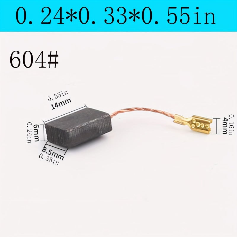 60Pcs 15 Different Specifications Power Tool Carbon Brush Durable Metal Copper Wire For Angle Grinder Hand Drill Hammer Drill Maintenance - Image 3
