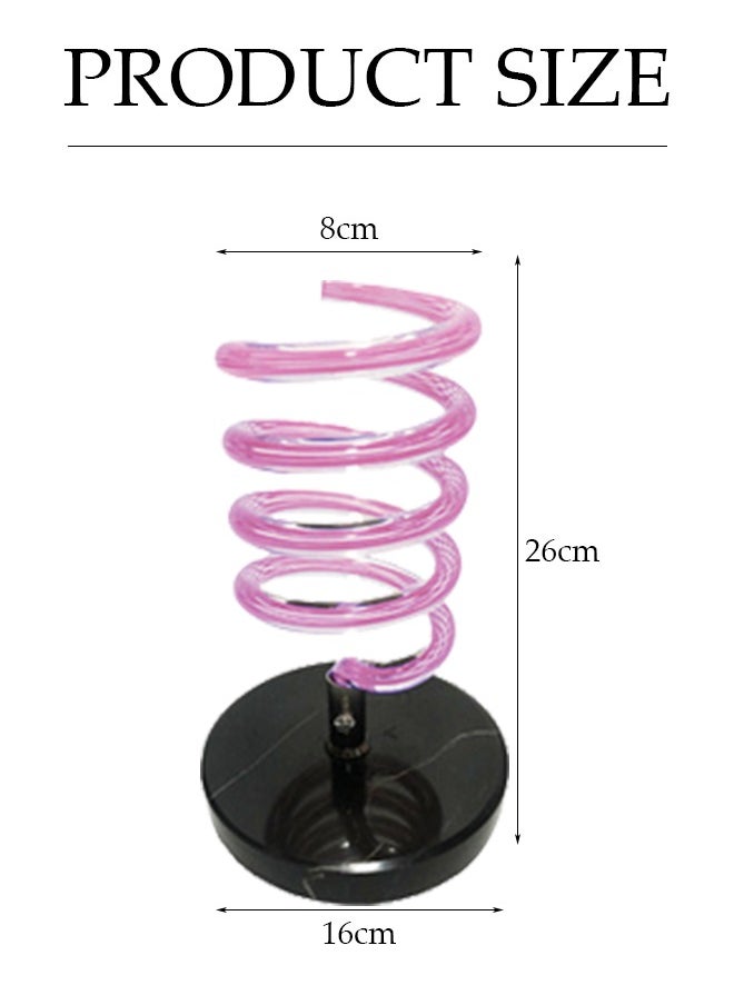 Generic - Professional Marble Hair Dryer Stand Table Type Dryer Holder Specially for Salon Hotel Use Pink - Image 1