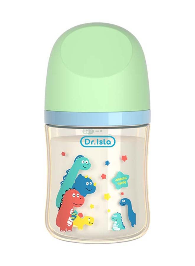Dr.isla Baby Bottle PB01, 160ML, Special for Infants & Young Children, Silicone Nipple, PPSU+PP Material, Air Flex System, Impact-Resistant, Green  - Image 1
