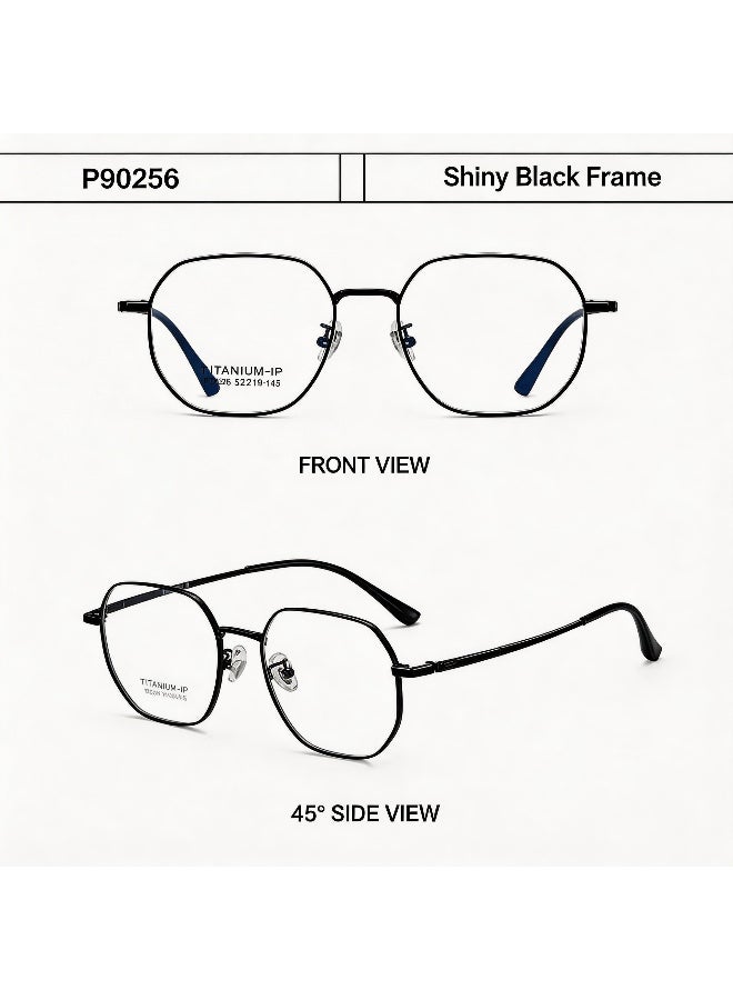 بوكيلار نظارات قراءة PUKCLAR بدون وصفة طبية إطار تيتانيوم نقي خفيفة鼻托 قابلة للتعديل أعمال أزياء للرجال والنساء للإمارات والسعودية - Image 2