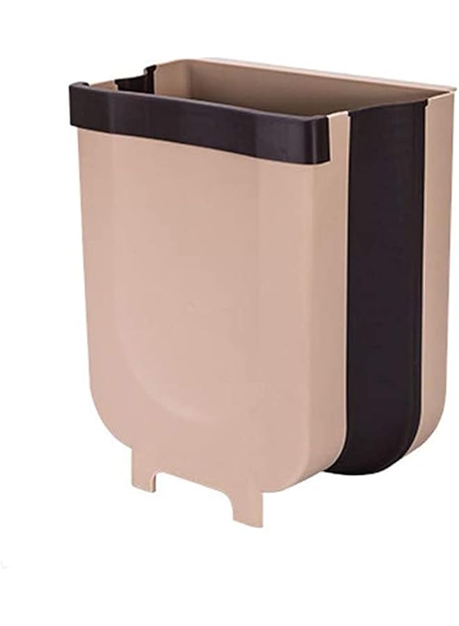 SHOWAY Hanging Trash Can Kitchen Cabinet Door Hanging Trash Small Compact Garbage Can Hanging Cabinet Trash Plastic Bag Holder Hanging Waste Basket - Image 1