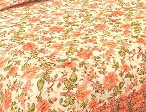 LOARSHY Pure Cotton Sanganeri Printed Quilt | Lightweight and Warm Jaipuri Rajasthani Bed Razai | Soft Razai for Winters | Beautiful Gift Item - Image 2
