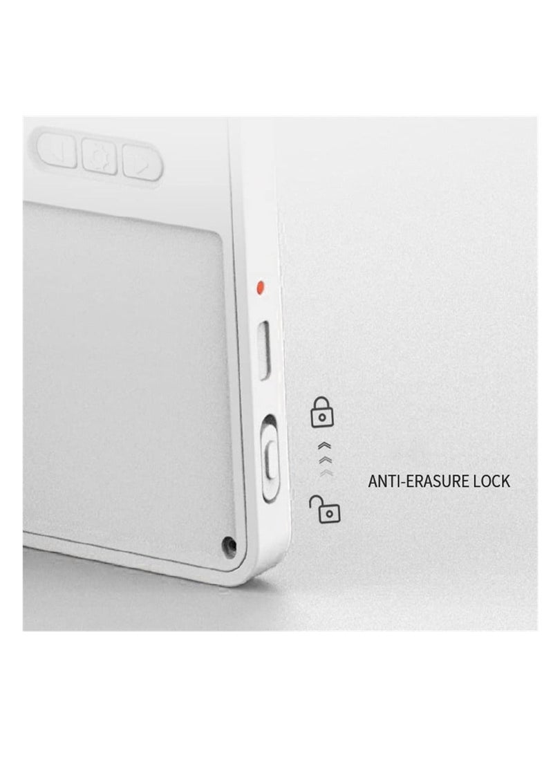 Y&D - Desktop LCD Writing Tablet Drawing Pad with Digital Alarm Clock and Calendar Electronic Bulletin Board Memo Temperature Humidity for Kids Bedroom Office School - Image 1