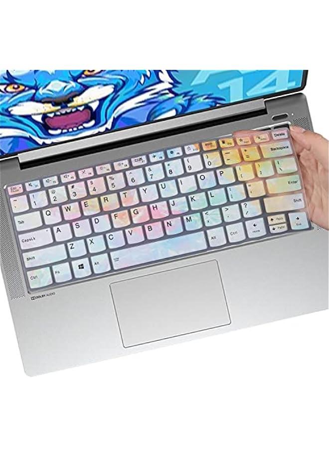 Protect your Lenovo Yoga 5i, 7i, 9i, Ideapad S540, S940, Flex 5, 5g 14, and Ideapad 1 9 with the new Keyboard Skin in Color for Lenovo Yoga 6. - Image 1