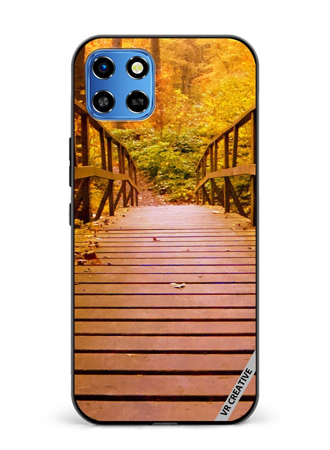 VR CREATIVE Protective Case Cover For Infinix Smart 6 HD Bridge To The Jungle Design Multicolour - Image 1