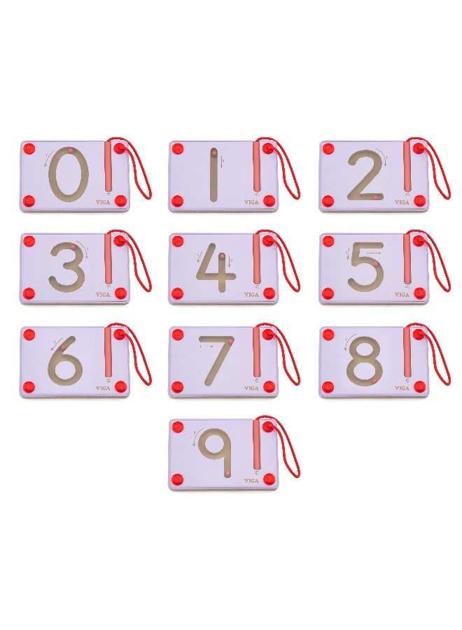 Viga Magnetic Writing Board - Numbers 10pcs - Image 2