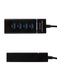 نيبمينينت كابل محول وموزع محمول مزود بعدد 4 منافذ USB 3.0 أسود  - Image 2