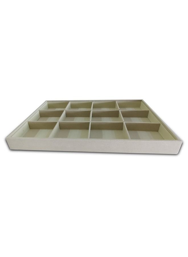 Jewelry Display Velvet Slots Drawer Storage Organizer  - Image 5