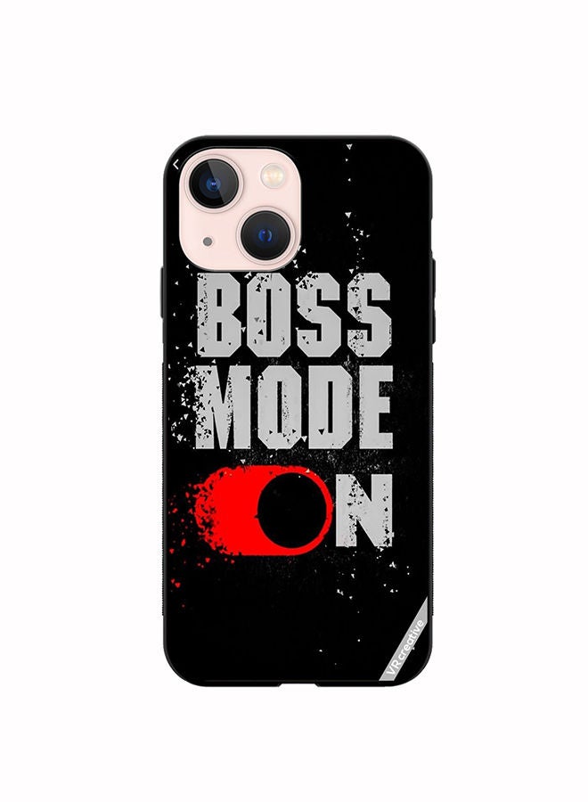VR CREATIVE Protective Case Cover For Apple iPhone 13 mini Boss Mode On Design Multicolour - Image 1