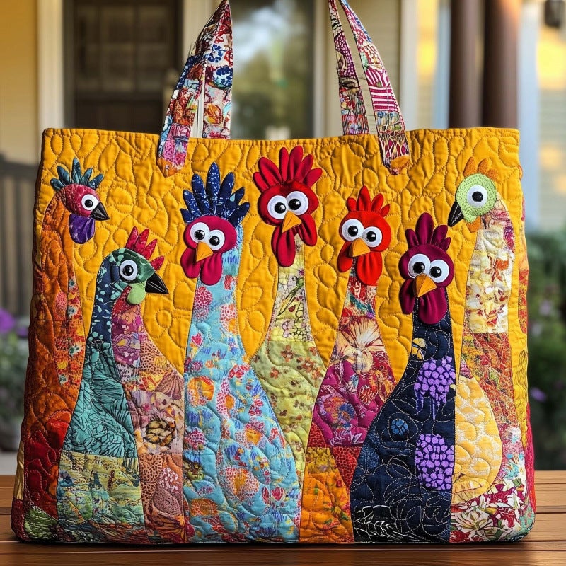 2026 New Chicken Digital Print Fashion Tote Bag - Image 2