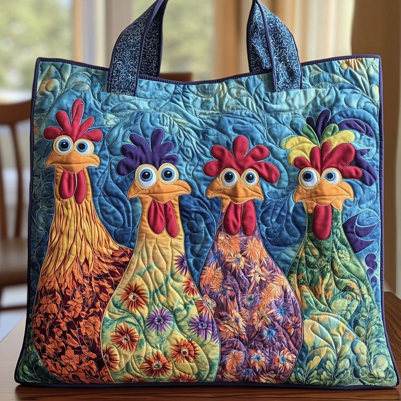 2026 New Chicken Digital Print Fashion Tote Bag - Image 3