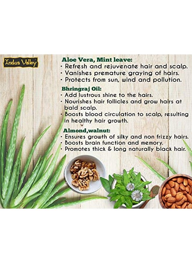 Indus Valley Bio Organic Hair Reborn Aloe Vera Gel With Bhringraj & Walnut Oil For Ultimate Hair Management (175Ml) - Image 5