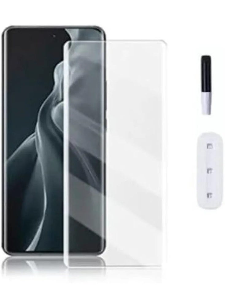واقي شاشة زجاجي مقوى عالي الوضوح مقاوم للأشعة فوق البنفسجية، متوافق مع هاتف Realme P1 Pro