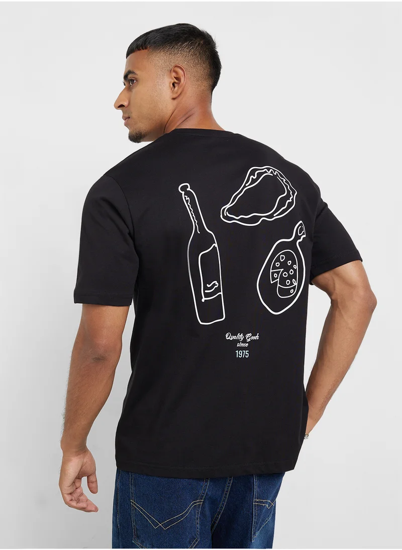 Seventy Five Oversized Graphic T-Shirt