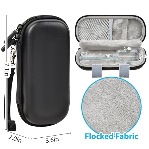 ANKHOH Single Watch Travel Case - Portable Hard Shell Watch Organizer for Men & Women, Fits Smart Watches & Large Dials, Soft Inner Lining with Detachable Hand Strap (Case Only) - Image 3