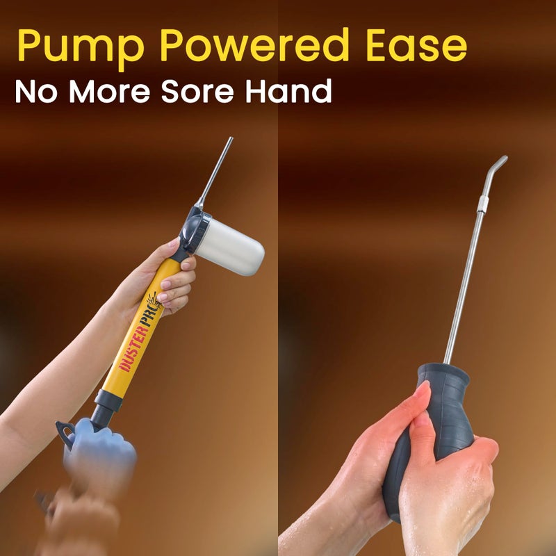 Relime Diatomaceous Earth Powder Duster Adjustable Upto 4 FT, Powder Output Adjustable Pump Applicator, Duster, Dispenser, Sprayer, Dust Application for Diatomaceous Earth - Image 3