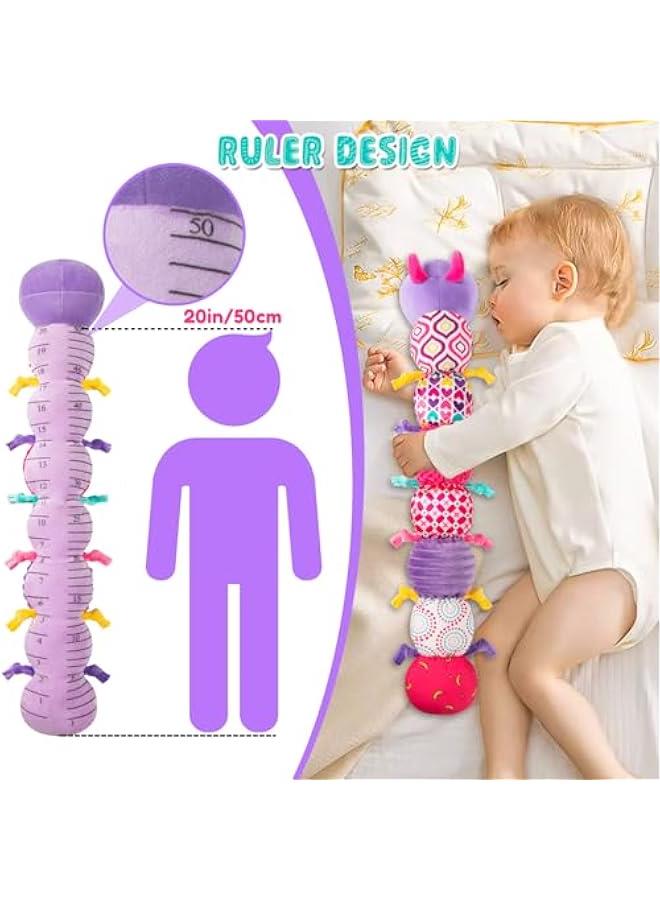 Arabest Baby Stuffed Animal Toys for 0-6 6-12 Months, Baby Musical Caterpillar Tummy Time Toys for Babies 3 6 9 12 18 Months, Newborn Infant Sensory Toys Gifts for 1 2 Year Old Boys Girls  - Image 4