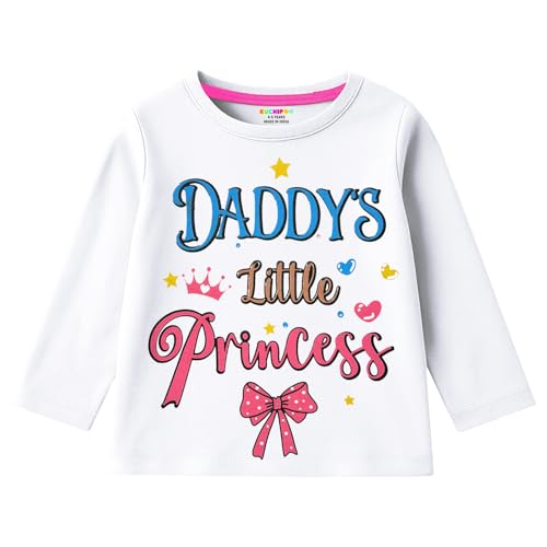 Kuchipoo Girls Regular Fit Full Sleeves Cotton T-Shirts (KUC-TSHRT-604, 18-24 Months, Multi-Colored) - Image 5