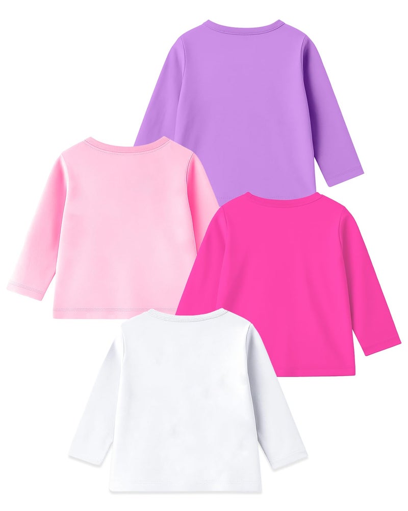 Kuchipoo Girls Regular Fit Full Sleeves Cotton T-Shirts (KUC-TSHRT-604, 18-24 Months, Multi-Colored) - Image 2