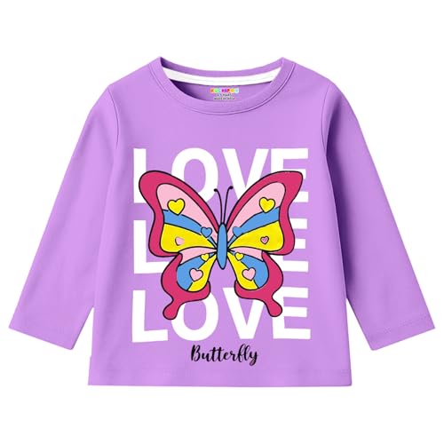 Kuchipoo Girls Regular Fit Full Sleeves Cotton T-Shirts (KUC-TSHRT-604, 18-24 Months, Multi-Colored) - Image 4