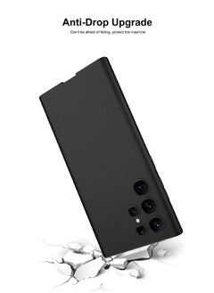GKK Samsung Galaxy S23 Ultra Case, Slim Liquid Silicone Skin Feeling, Shockproof Drop Proof Protective Cover, Anti Yellowing, Anti Scratch Case Cover for Samsung S23 Ultra, Black  - Image 3