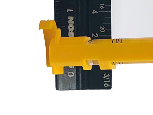 Swanson Tool Co. , Inc Swanson Tool Co LLP002 2-Pack Yellow Levels, Includes one 2-ring pitch vial and one 1-ring line level - Image 5
