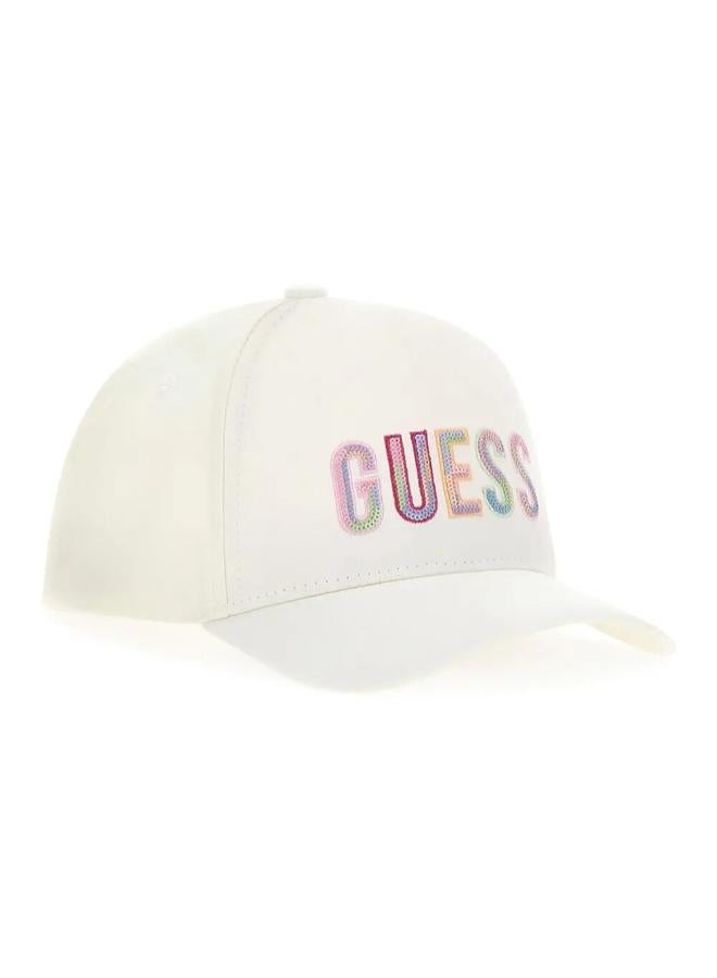 GUESS Infant Logo Baseball Curve Peak Cap - Image 1