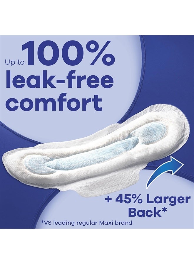 Always فوط ماكسي ليلية بأجنحة، الحجم 4، ليلية، بدون رائحة، 28 قطعة × 3 (84 قطعة إجمالاً) - Image 4